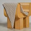 Ana Maison Sophisticated Linework Silk Wool Scarf Pmsw 1357