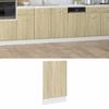 VidaXL Dishwasher Panel Sonoma Oak 45 X 3 X 67 Cm Engineered Wood 849628
