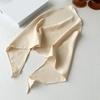 Pure Color Headscarf Large Triangular Scarf for Women Adjustable Strap Turban Headband Soft