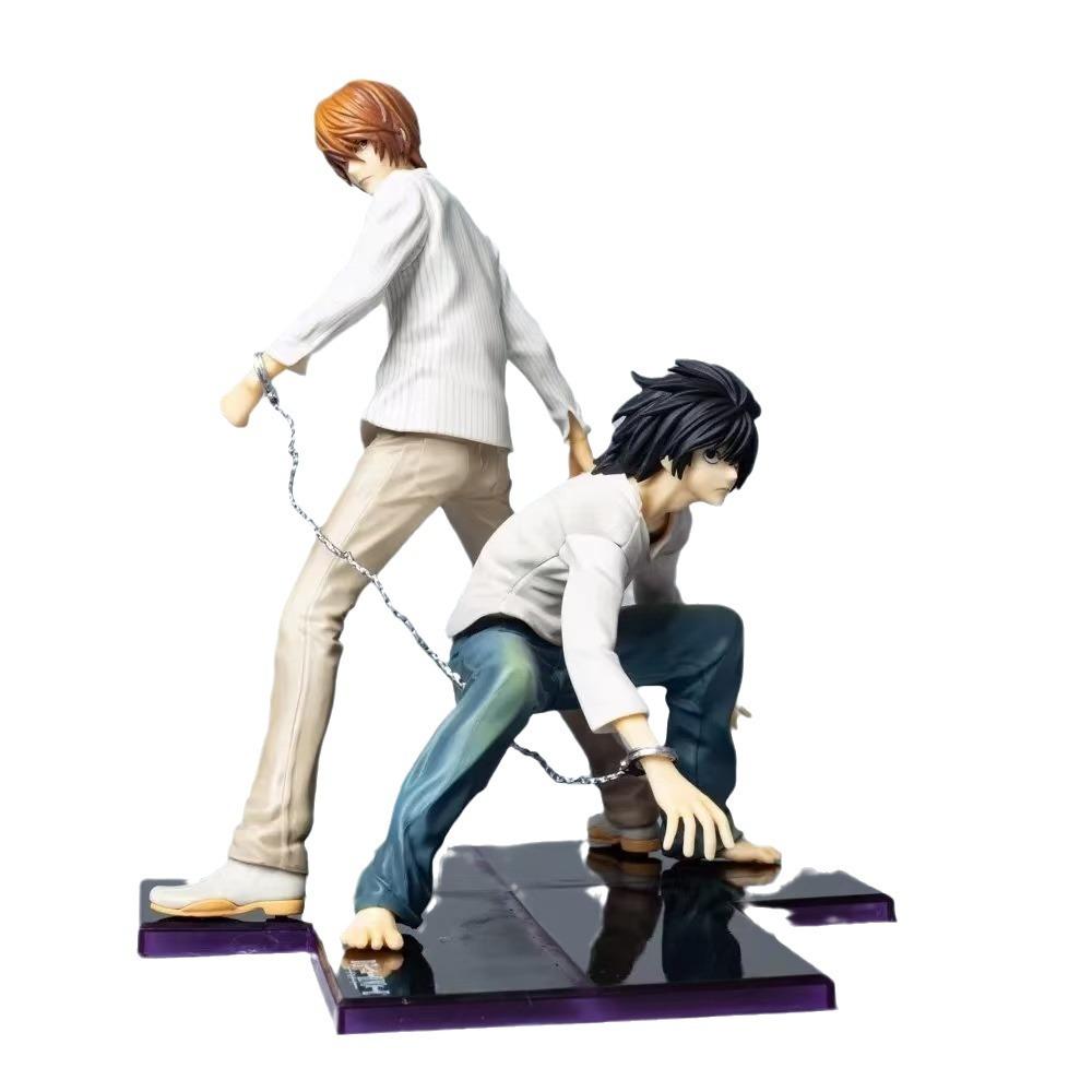 Anime Death Note L Lawliet Figure Yagami Action Figure Figurine Collectible Model Doll Toys Boy Birthday Gift Desktop Decoration