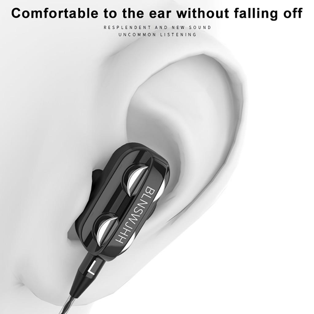 BLNSWJHH HIFI Super Bass  3.5mm In-Ear Earphone Stereo Earbuds Headphone Wired