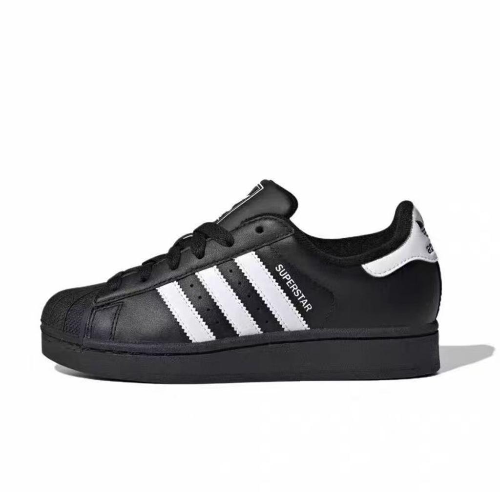 Adidas Originals Superstar 2 Low top Skateboard Shoes Women's Black Pink JI0079( team927-)