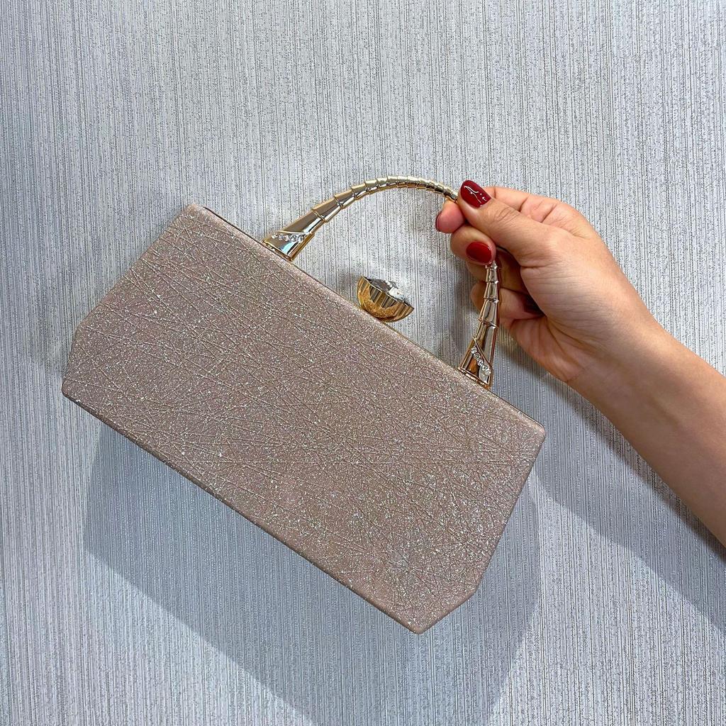 Błyszcząca Torebka Wieczorowa na Bankiet, Sukienkę lub do Klubu