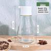 Bouteille Distributeur d'Huile ZISIZ en Verre Anti-Goutte