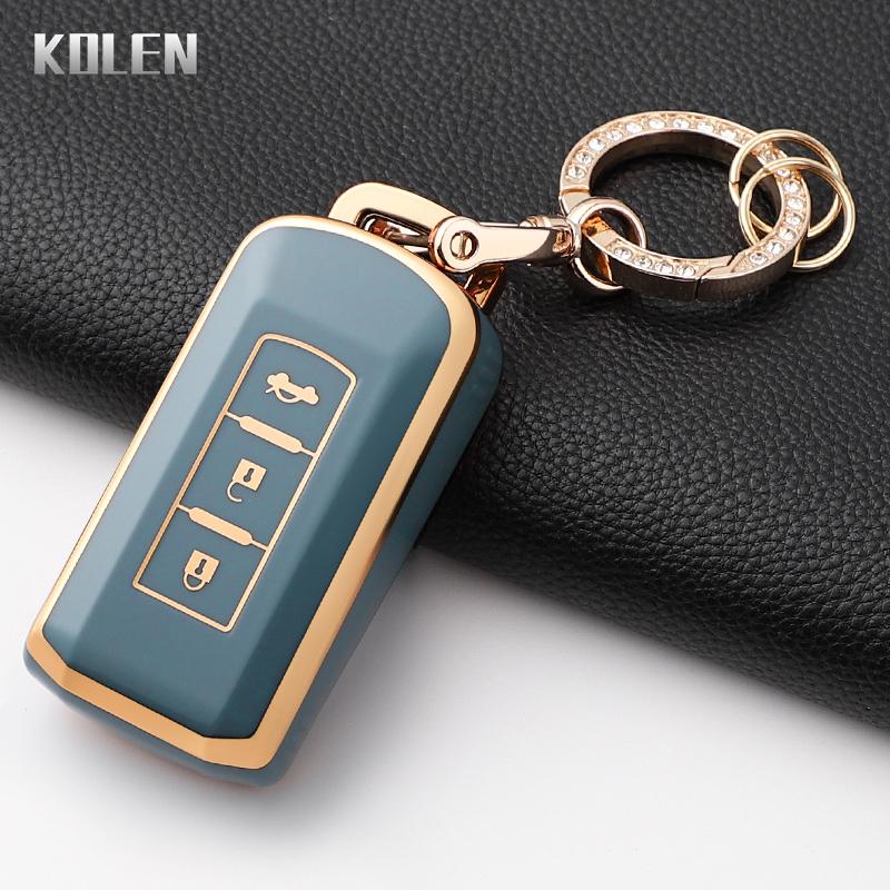 Fashion Tpu Car Remote Key Case Cover For Mitsubishi Xpander Outlander Asx Pajero Eclipse Cross Montero Protected Keychain Shell