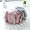 Solid Color Double Layer Waterproof Shower Cap for Women