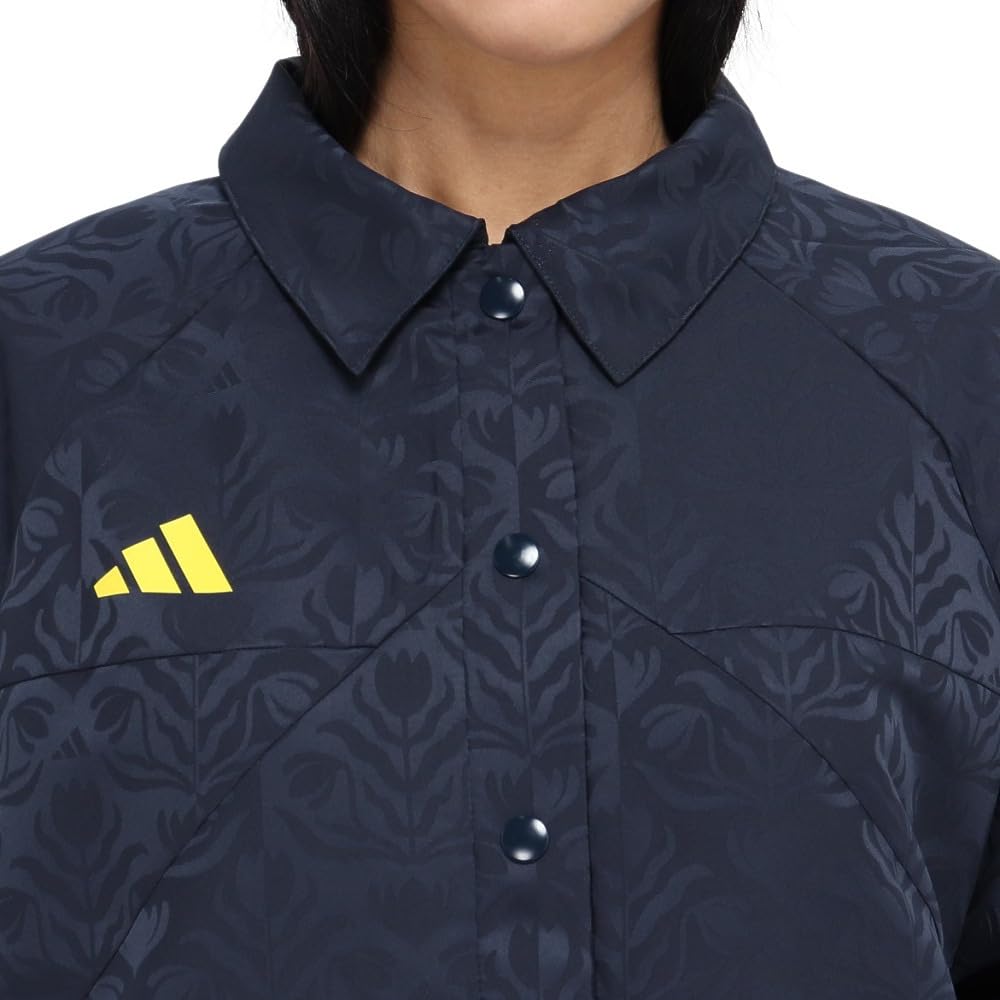 Adidas Tiro Coach Jacket, Women's KKP06, Aurora Ink/Impact Yellow (KB7635), Size M