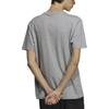 Adidas Round Neck Logo Letter Print Pullover Short Sleeve T-Shirt Men Tops Medium-Heather-Gray JI5073