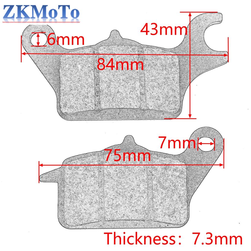 Motorcycle Electric Scooter Original Rear Brake Pad Shoe for Niu N1/N1s Nqi Ngt M1 M+ NQi GT MQi Disc Brake Pads Universal Parts