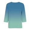 Womens Spring Tops V Neck 34 Sleeve Lightweight Summer Shirts for Women Casual Printed Blouse Womens Summer T Shirts Dressy Tops for Women