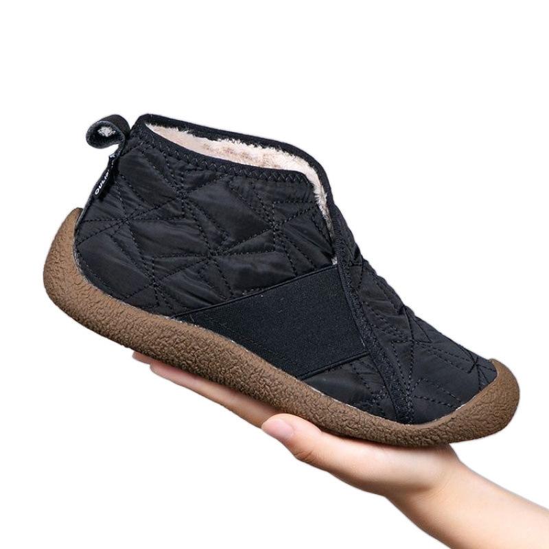 Winter new high-top cotton shoes soft sole non-slip piled thickened lightweight casual fashion warm snow boots