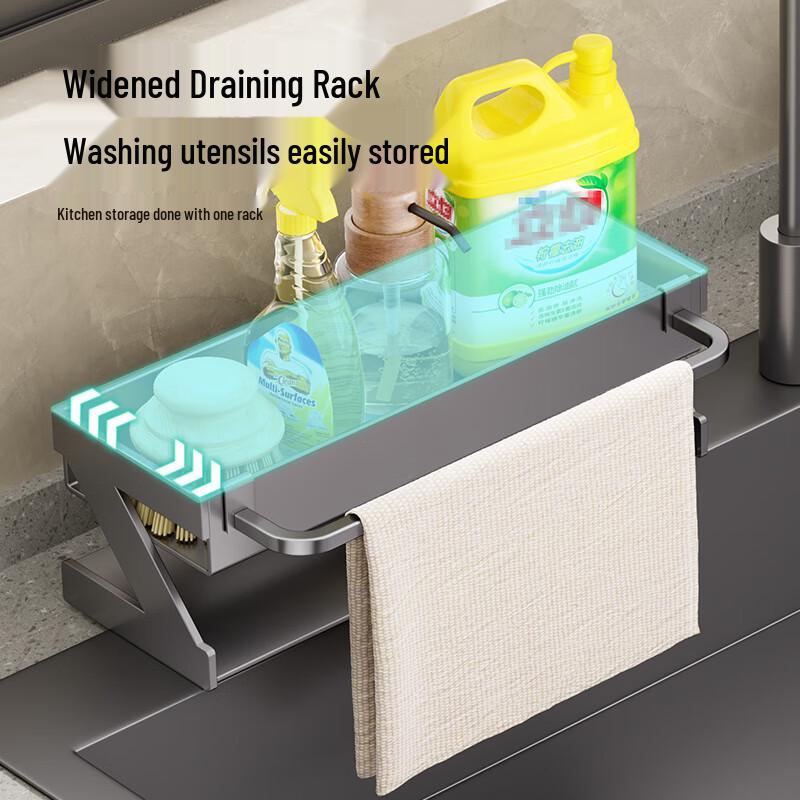 Multifunctional Kitchen Sink Organizer Rack