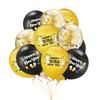 2026 Happy New Year Party Balloon Black Gold New Year Banner 2026 Number Balloons Home Happy 2026 New Year Party Decorations
