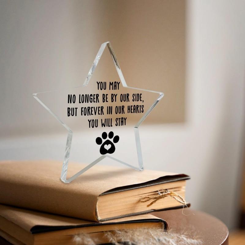 Forever In Heart Pet Memorial - Sympathy Keepsake for Loss of Beloved Pet