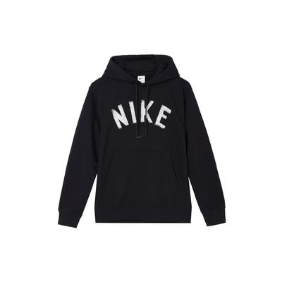 Nike Felpa con Cappuccio Uomo Americano Retro Color Block con Logo Stampato Nera FV9920-010