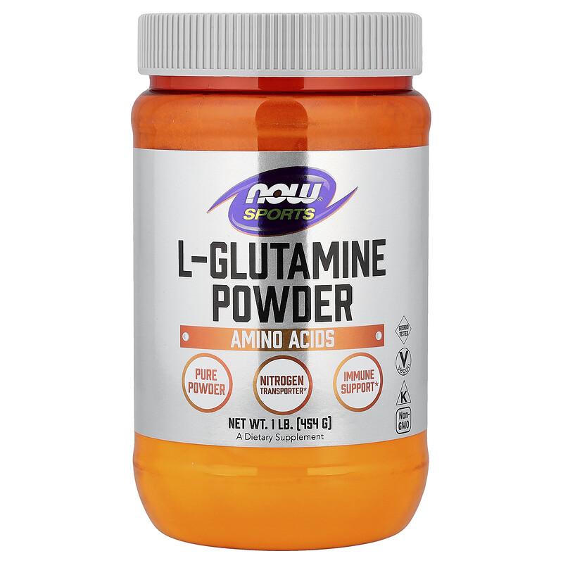 Sports, L-Glutamine Powder, 1 lb (454 g)