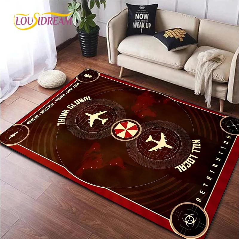 Alfombra de césped artificial para paraguas de moda para sala de estar, dormitorio, alfombras de área, alfombrilla antideslizante para puerta de cocina, alfombra, regalo de cumpleaños