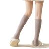 New Soft Coral Fleece Women Stockings Winter Solid Color Warm Thigh High Stockings Home Keep Warm Over Knee High Long Socks