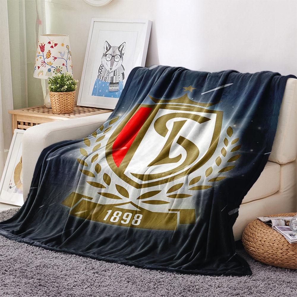 Standard Liège Logo FlAannel Blanket, High Quality Comfortable for All Seasons, Home Decor, Warmth and Comfort