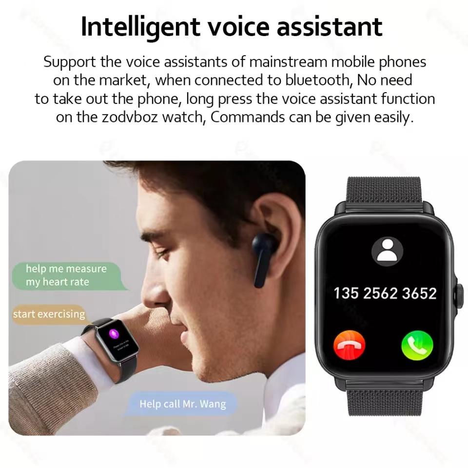Cheap 2022 New Bluetooth Answer Call Smart Watch Men Full Touch Dial