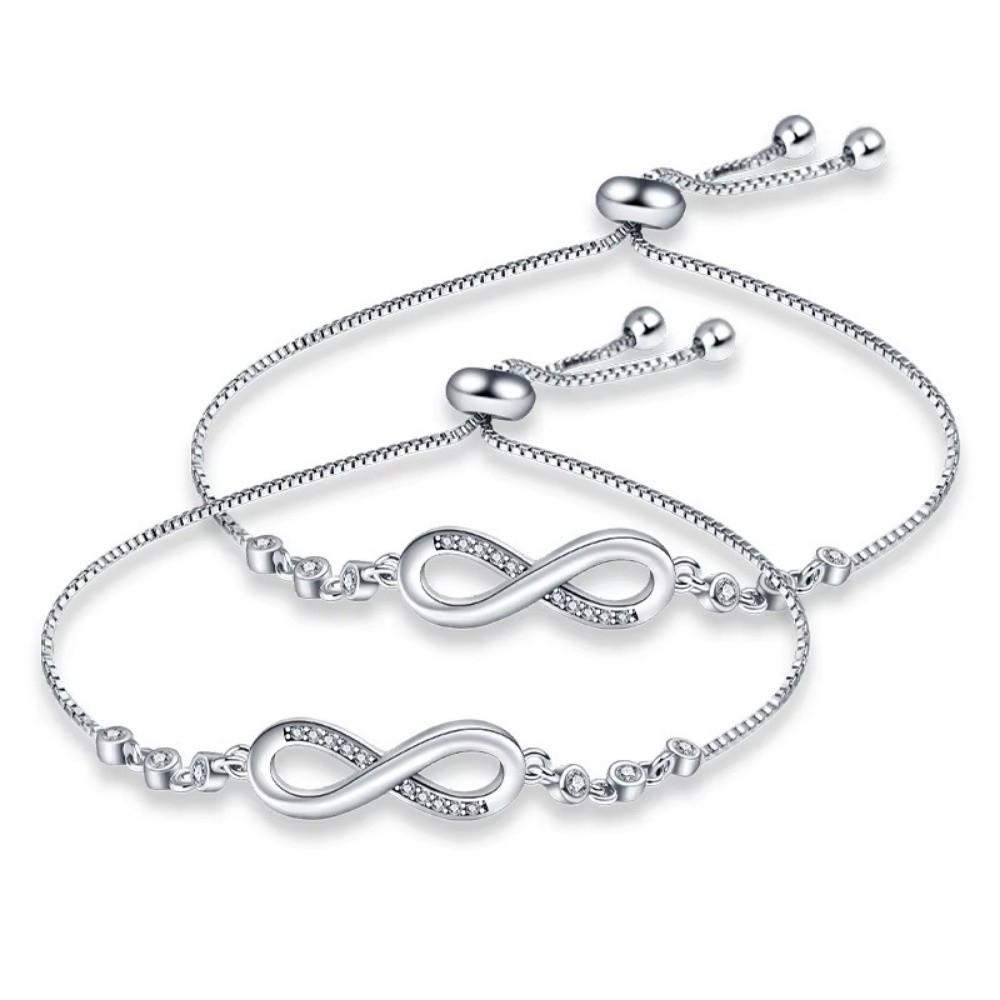 Wristbands Knot Design Hand Chain Zircon Bowknot Bracelet Lucky Symbol Bracelet  Wedding Jewelry