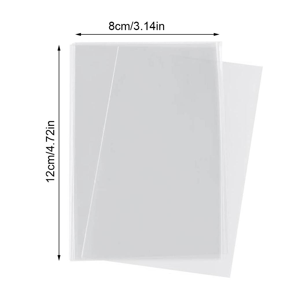 100ks Sáčků na lízátka OPP Sáčky na balení bonbonů DIY Kuchyňské Sáčky na sušenky Čokoláda