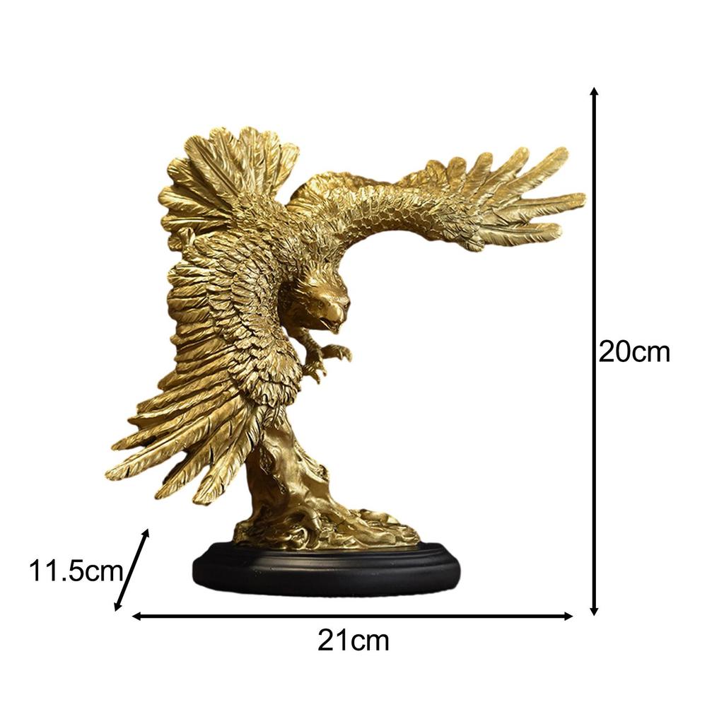 Eagle Statue Decoration Art Home Decor Collection Animal Sculpture for Desk Table Centerpieces Hallway Fireplace Living Room