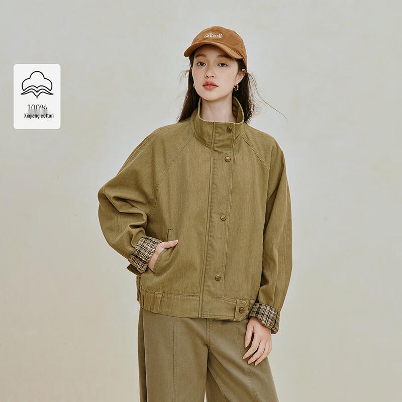 INMAN Women s Xinjiang Cotton Lapel Workwear Jacket S