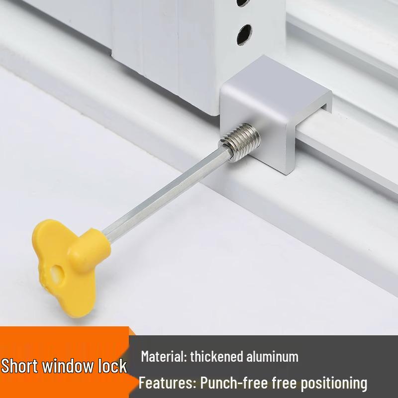 

Child Safety Lock for Sliding Windows and Doors - Aluminum Alloy Anti-theft Latch