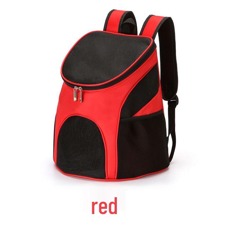 Tragbarer Haustierrucksack für Katzen & Hunde - Doppelschulter, Brusttasche, Ausflugs-Träger