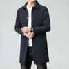 Men's Mid-Length High-End Trench Coat - Trendy Casual & Business Attire for Spring and Autumn