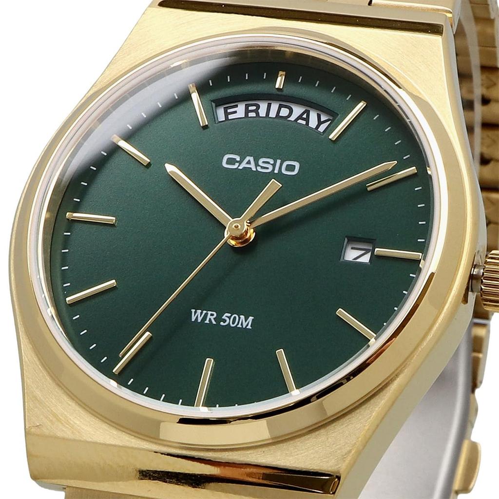 CASIO Standard Analog Quartz Watch Gold X Green [Casio] Men's MTP-B146G-3AV (Overseas Model) [Used]