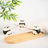 Ceramic Panda Incense Holder - Chinese Style Indoor Burner for Tea Ceremony and Home Decor