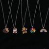 Ins Internet Celebrity Cartoon Boy Couple Pendant Duck Simple Hip Hop Gift Sweater Chain Tide