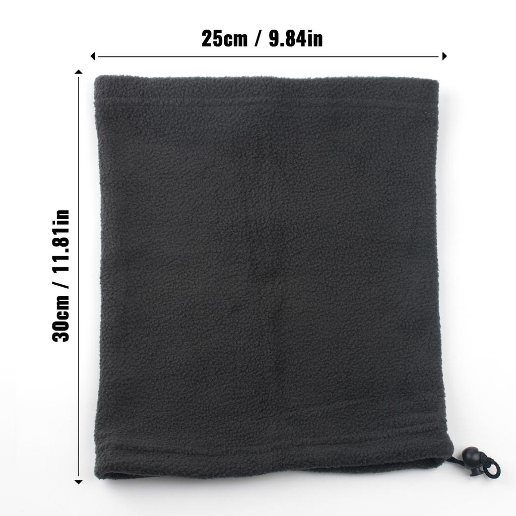 Winter Neck Scarf Warm Windproof Polar Fleece Ski Tube Outdoor Sport Cold-proof Thermal Cycling Snowboard Face Cover Neck Gaiter