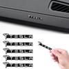 For Aluminum Car Audio Emblem Sticker Speaker Decoration For SpaceX Model 3 Highland 2023 S X Y P75D P85D P90D P100D