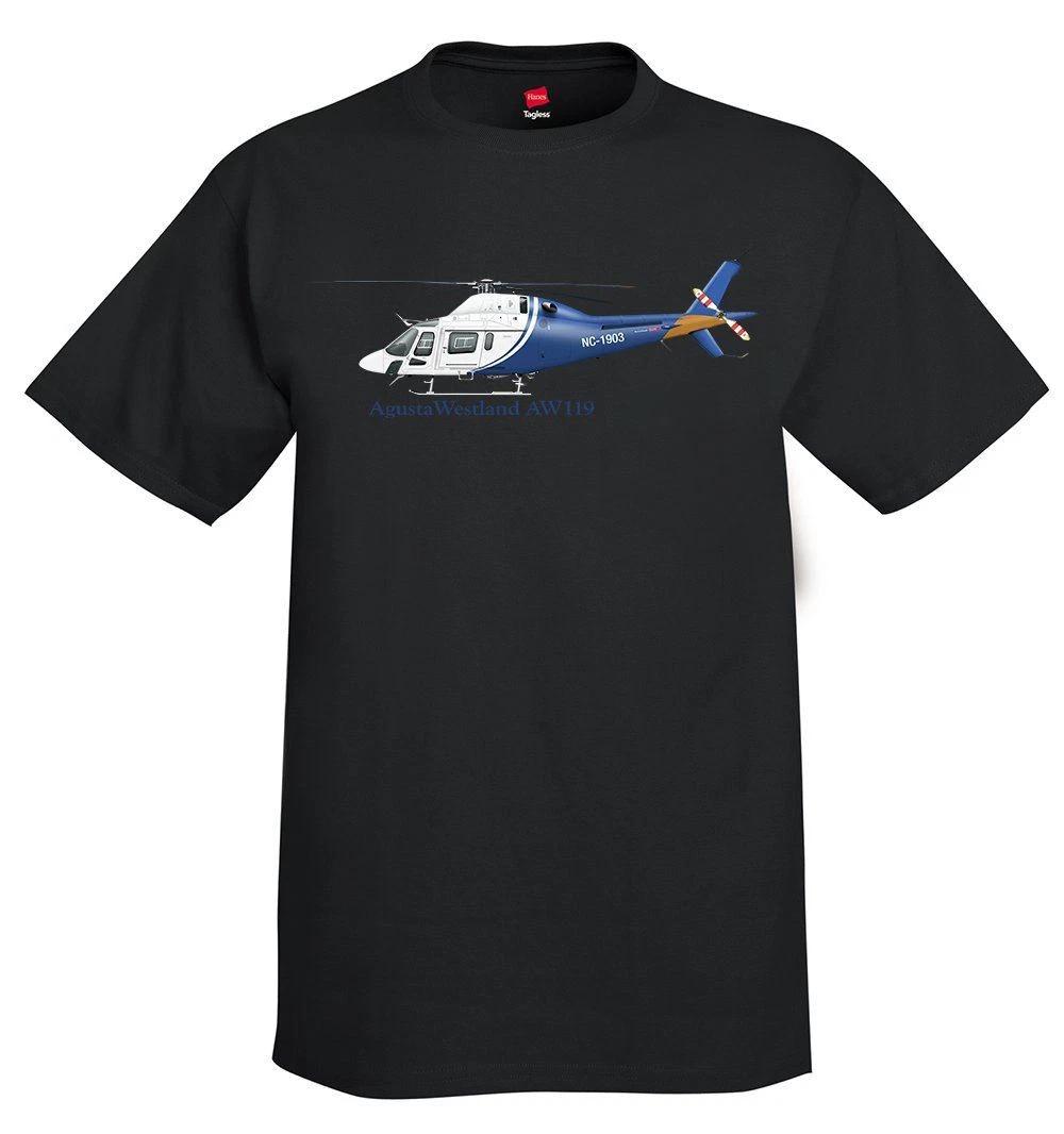 

AgustaWestland AW119 Koala Helicopter T-Shirt - Personalized with Your N# 2XL