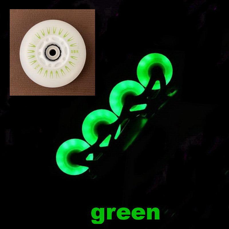 2025 Professional Inline Skates with LED Flashing Wheels Hot Products for Outdoor Sports Roller Speed Skates Lighting Wheels