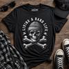 Living A Hard Life – Skull Beanie T-Shirt | Gothic Streetwear Punk Tee