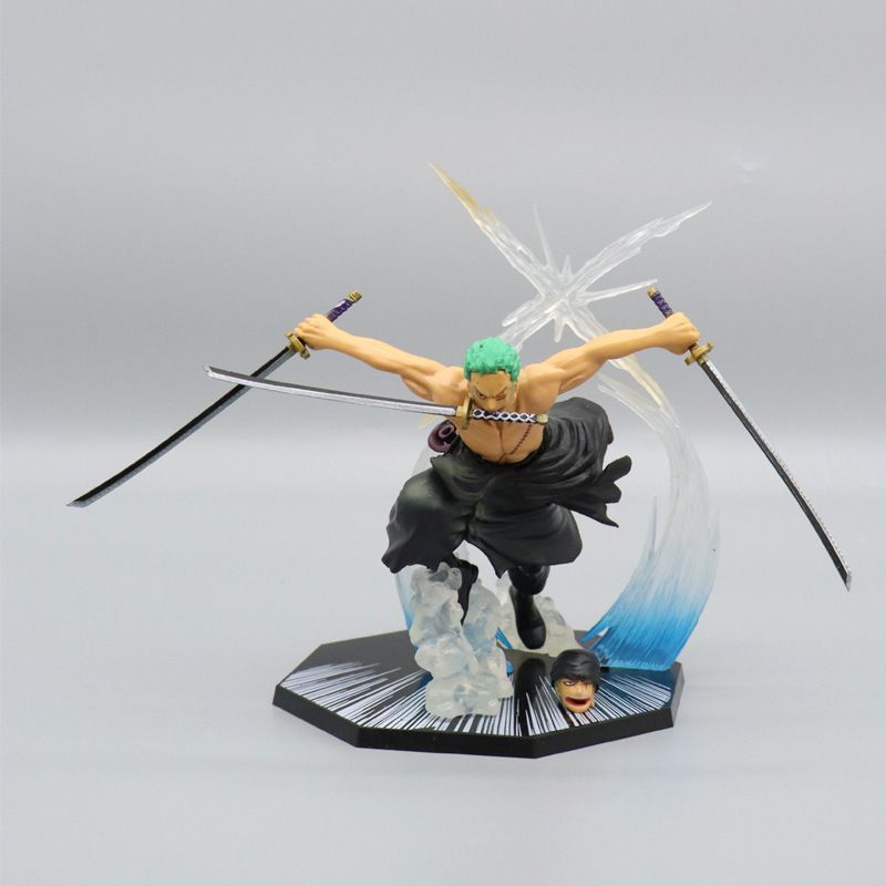 New One Piece Anime Figure Fire Fist Luffy Ace Sanji Battle Model Dolls PVC sabo Action Figurine Zoro Ghost Three-Knife Toys
