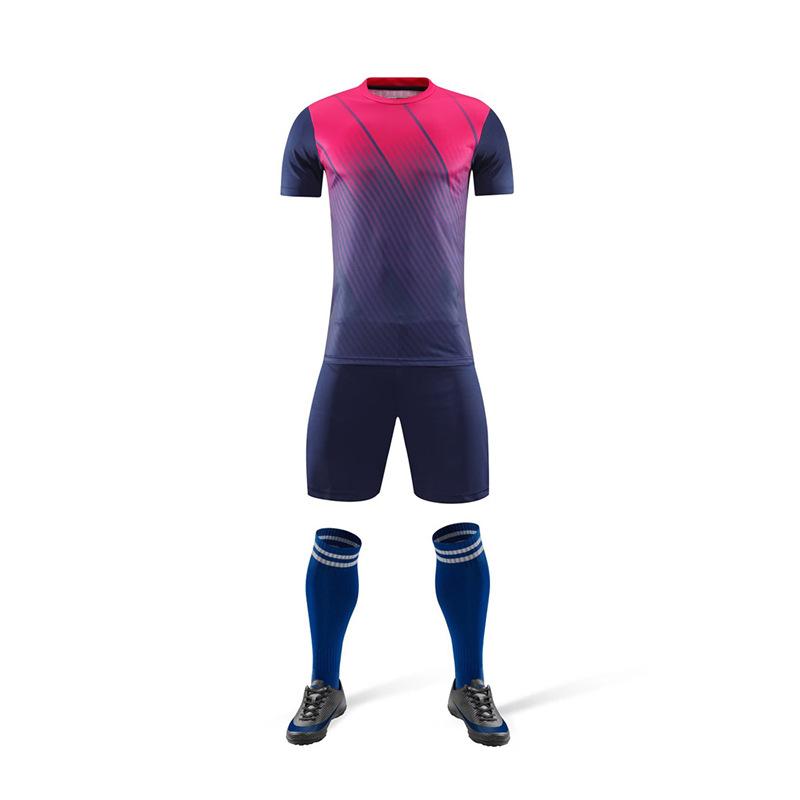 A jersey for delivery, children's group buying sports jerseys, printed numbers, short-sleeved football jerseys, sets, student game training