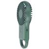 USB Charging Handheld Portable Fan 3 Speed Adjustable Mini Fashionable Carabiner FanArmy Green