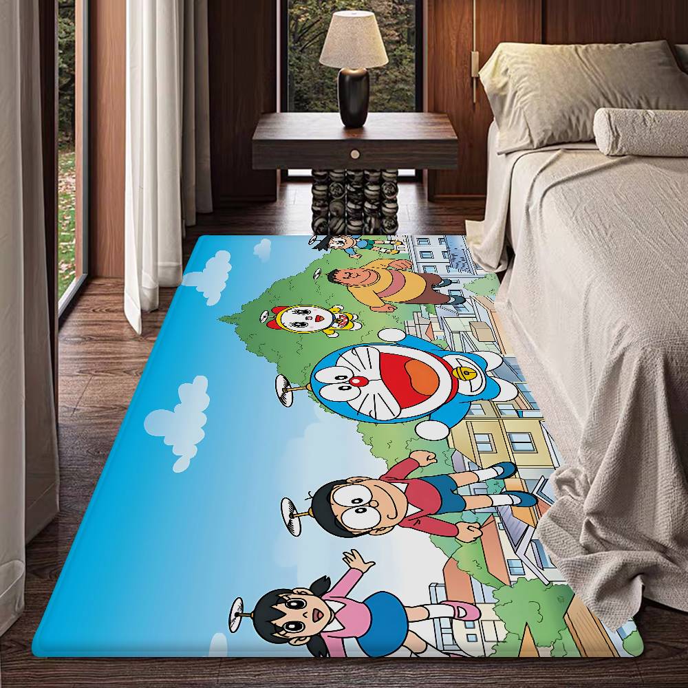 D-Doraemon Floor Mat Cheaper Anti-slip Modern Living Room Balcony Printed Bedside Mats