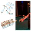 10Pcs Slip-on Billiards Cue Tips Protector Billiard Stick Head Pool Cue Stick Replacement Cover Pool Sports Accessories
