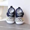 Baby Soft Sole Learning Shoes With Sound For Pink And Blue Toddler Walking Shoes