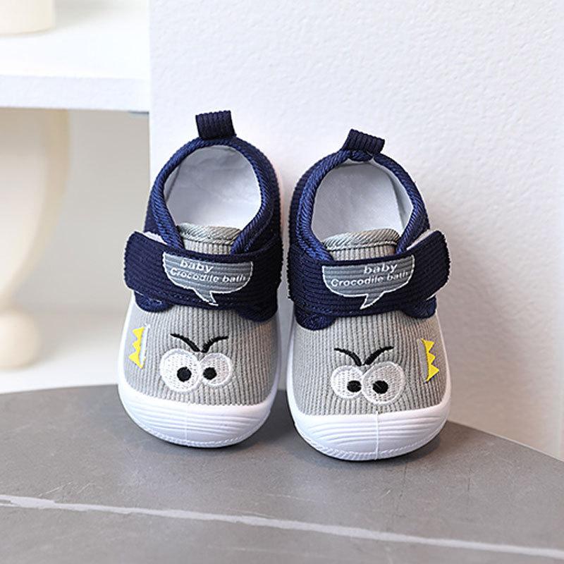 Baby Soft Sole Learning Shoes With Sound For Pink And Blue Toddler Walking Shoes