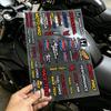 FOR HONDA Waterproof Reflective Scratch Cover Sticker Universal Decor Decal For Car Motorcycle Helmet RefrigeratorOW3 vhbm0