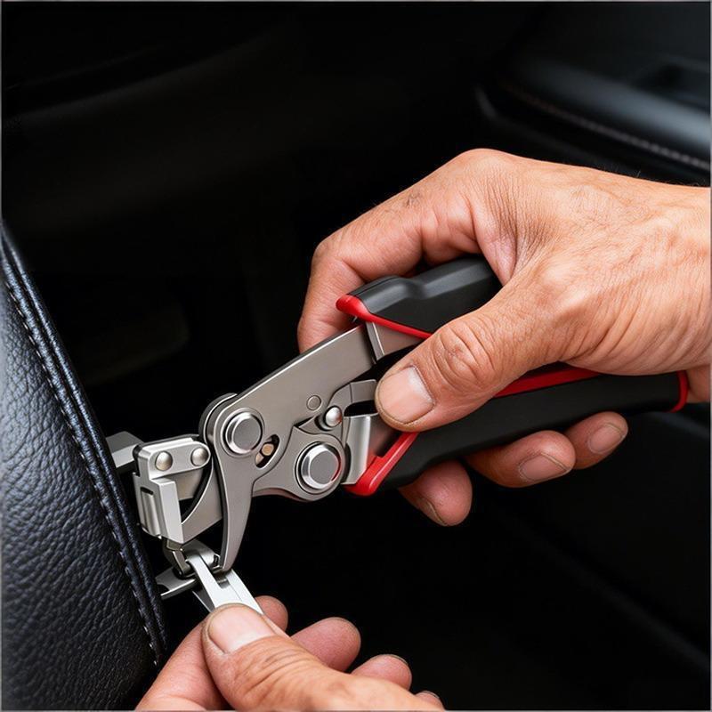 Stainless Steel Car Clip Pliers Automotive Snap Pliers Fastener Remover For Mechanics Diy Garage Workshop Users