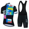 2026 Summer Breathable Cycling Suit Set Short Sleeve Sports Bike Road, Bib Shorts, Men's Cycling Sweatshirt