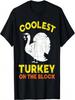 Kids Turkey Shirt For Boys Coolest Unisex Funny Thanksgiving T-Shirt